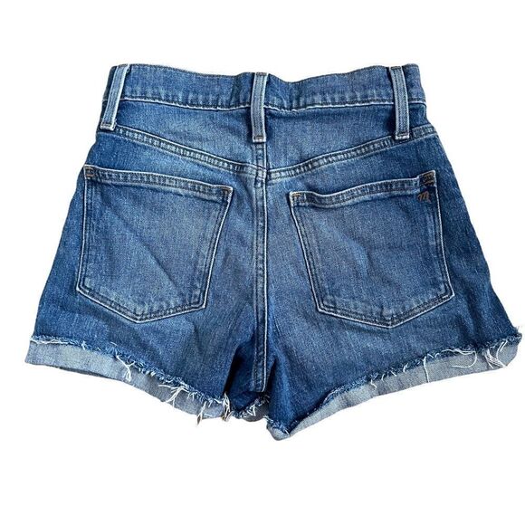 Madewell ~ high rise denim shorts ~ size 23 ~ 3” inseam - Picture 2 of 8